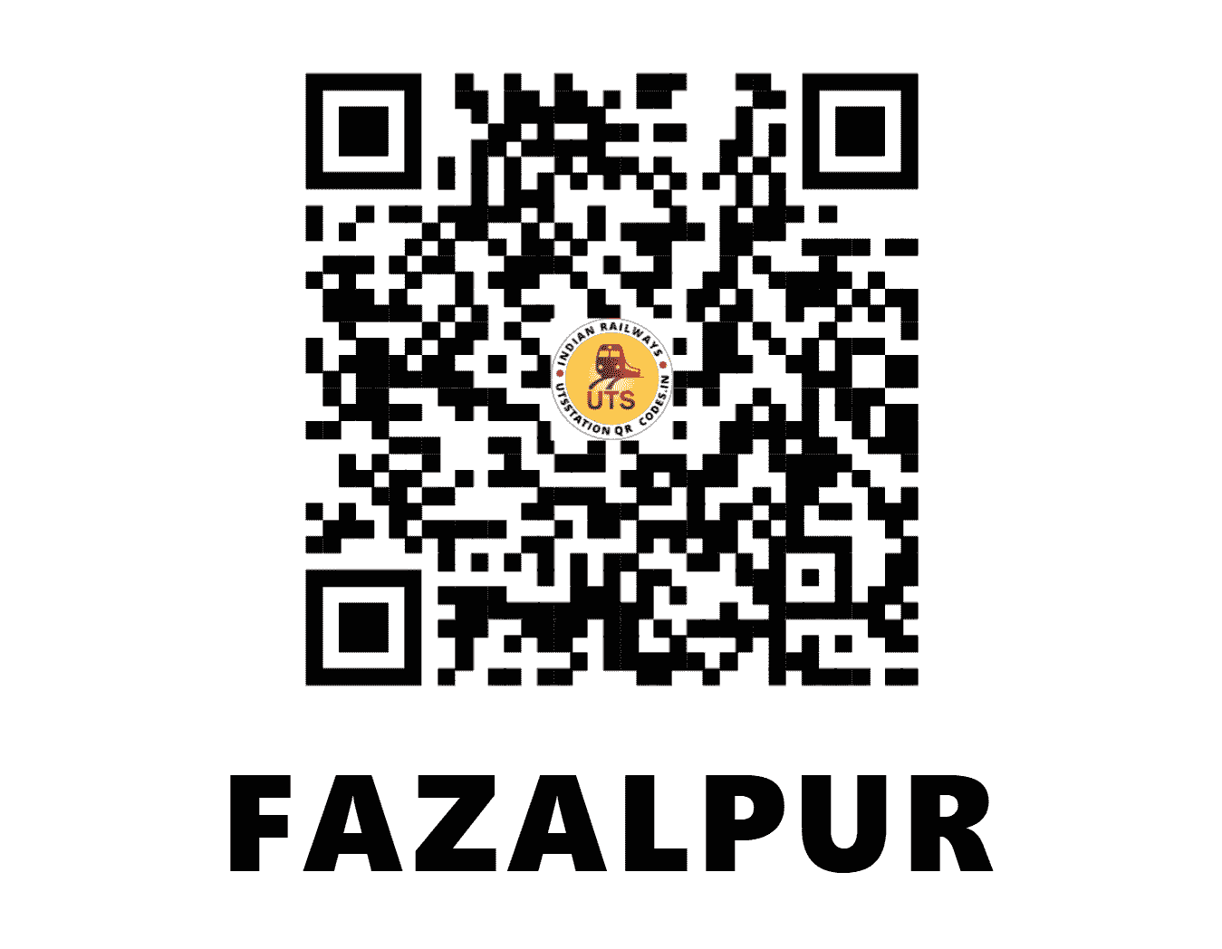 UTS QR Code for FAZALPUR - FZL (NR - UTTAR PRADESH)